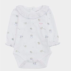 White Floral Kids Matching Set
